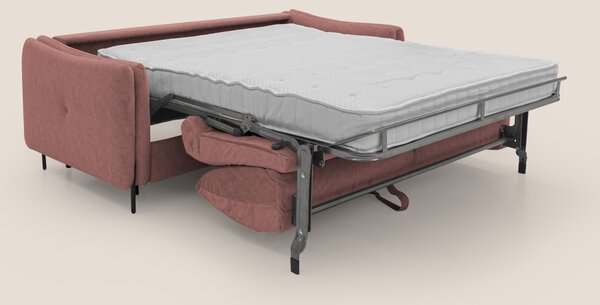 Gregory Divano letto con materasso h18 cm in microfibra effetto vellut