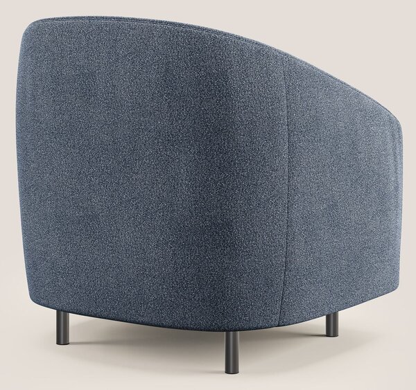 Pandora Poltroncina in morbido tessuto bouclé impermeabile T07 blu