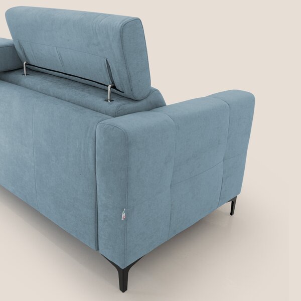 Gardenia divano letto materasso alto 18 cm con poggiatesta reclinabili