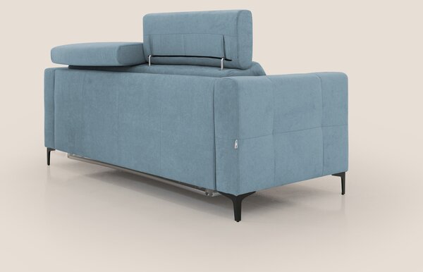 Gardenia divano letto materasso alto 18 cm con poggiatesta reclinabili