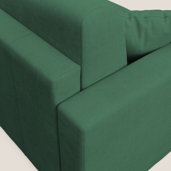 Best Divano letto angolare in tessuto impermeabile T02 verde
