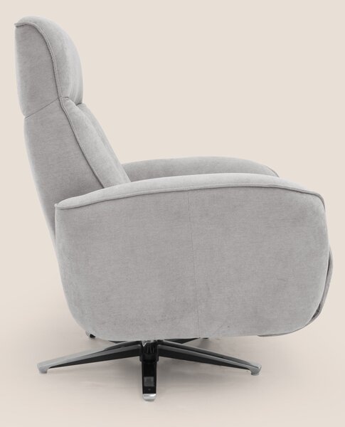 EVA Poltroncina RELAX in morbido tessuto impermeabile T02 grigio chiar