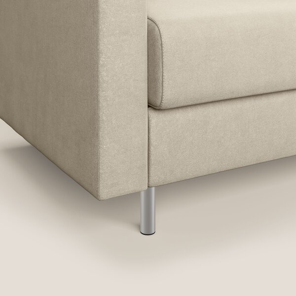 Megan poltrona letto in microfibra smacchiabile T11 tortora
