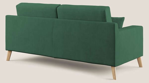 Danish divano moderno in tessuto morbido impermeabile T02 verde