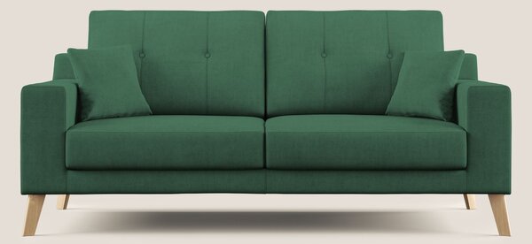 Danish divano moderno in tessuto morbido impermeabile T02 verde