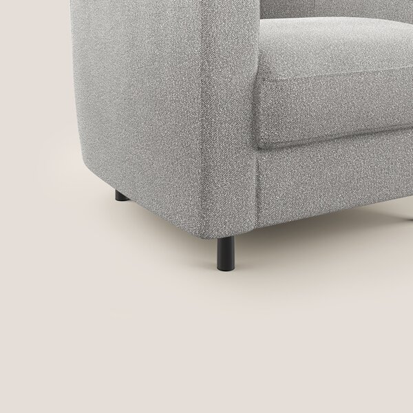 Pandora Poltroncina in morbido tessuto bouclé impermeabile T07 grigio