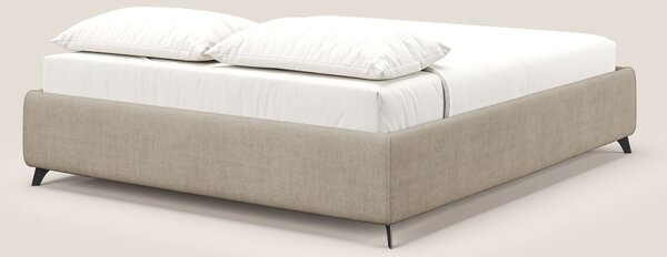 Sara sommier con giroletto contenitore in tessuto impermeabile T02 bei