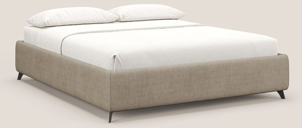 Sara sommier con giroletto contenitore in tessuto impermeabile T02 bei
