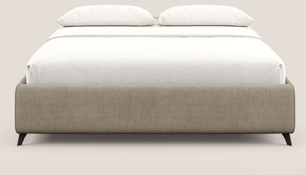 Sara sommier con giroletto contenitore in tessuto impermeabile T02 bei