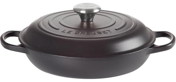 CUISINOX Pentola in Ghisa Smaltata 3,4 L 24 cm Nera