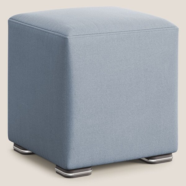 Cube pouf in microfibra smacchiabile T11 carta da zucchero