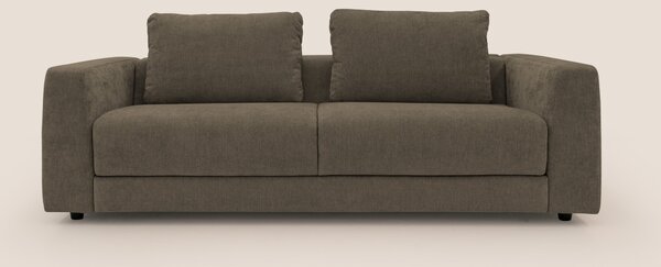 Freia Divano letto minimal materasso h15 cm con morbidi schienali in t
