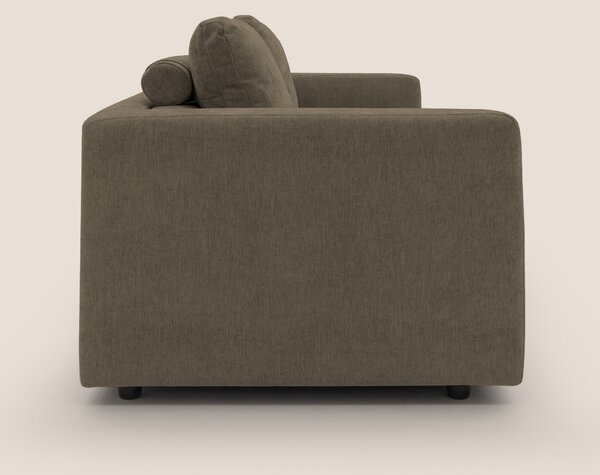 Freia Divano letto minimal materasso h15 cm con morbidi schienali in t