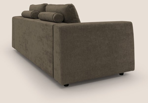 Freia Divano letto minimal materasso h15 cm con morbidi schienali in t