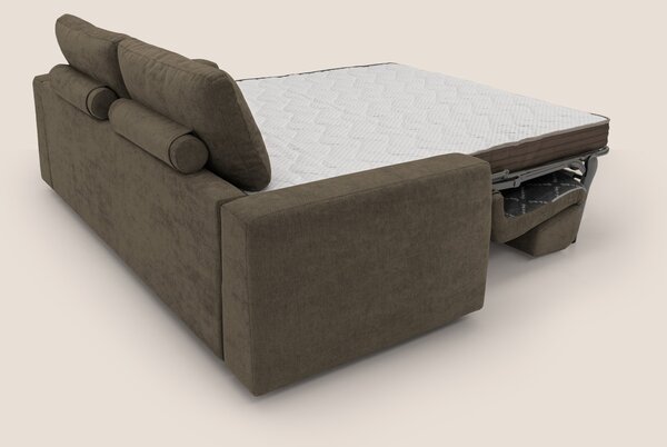 Freia Divano letto minimal materasso h15 cm con morbidi schienali in t