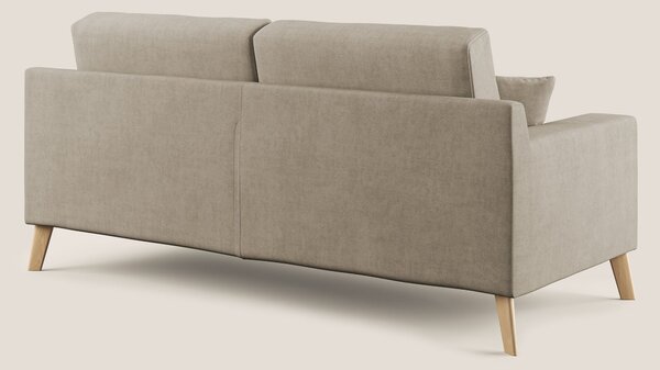 Danish divano moderno in tessuto morbido impermeabile T02 beige