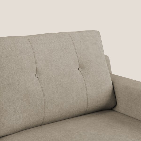Danish divano moderno in tessuto morbido impermeabile T02 beige