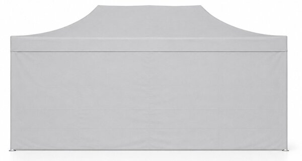 Gazebo pieghevole 3x6m ALU Standard con 4 pareti laterali chiuse - Grigio
