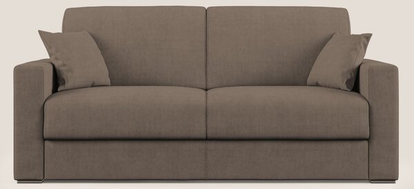 Best Divano letto matrimoniale in tessuto impermeabile T02 marrone