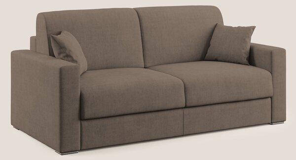 Best Divano letto matrimoniale in tessuto impermeabile T02 marrone
