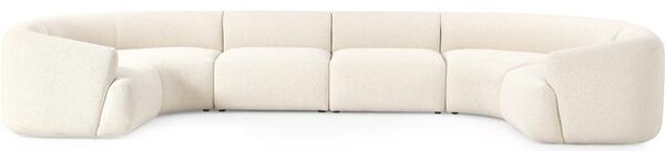 Set divano componibile XL in bouclé Sofia