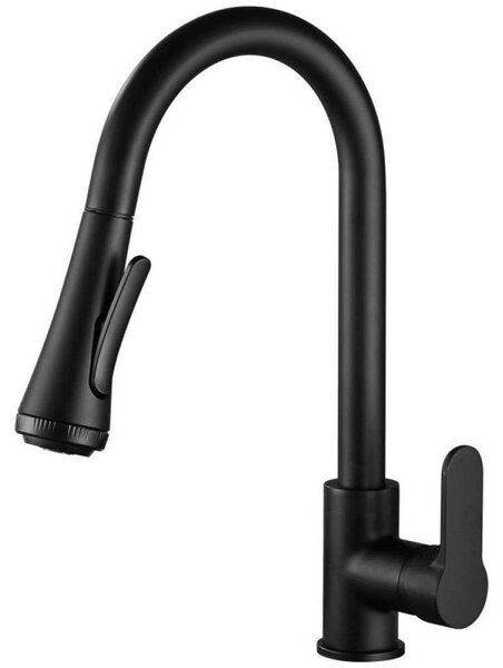 Rubinetto da cucina estraibile con acqua calda e fredda