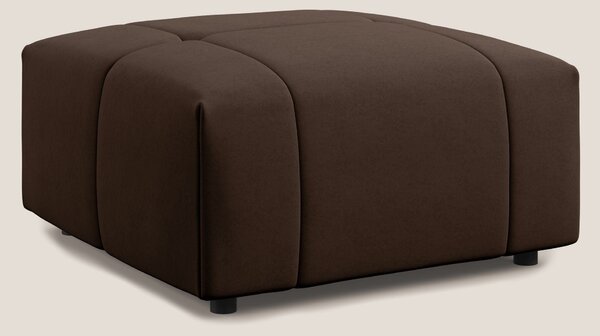 Giotto pouf in morbida microfibra effetto velluto impermeabile idrorep