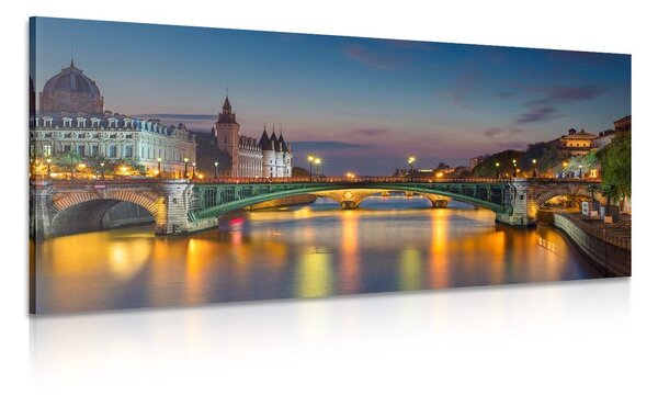 Stampa su tela – Panorama abbagliante di Parigi