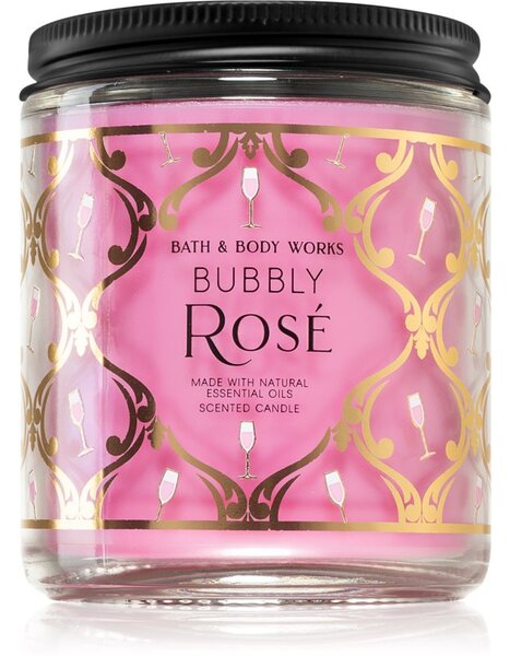 Bath & Body Works Bubbly Rosé candela profumata 198 g