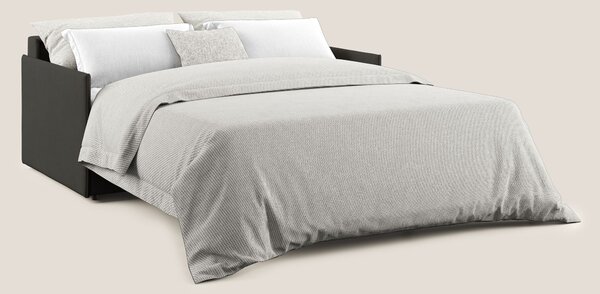 Evans Divano letto in morbido tessuto impermeabile T02 nero