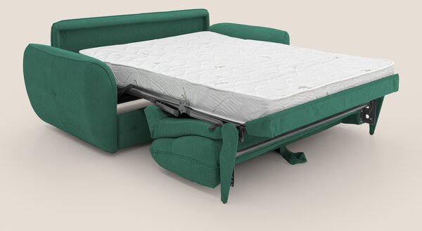 Zeus Divano letto scandinavo con schienale alto in tessuto impermeabil