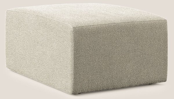 Nettuno modulo pouf in morbido tessuto bouclè T07 beige