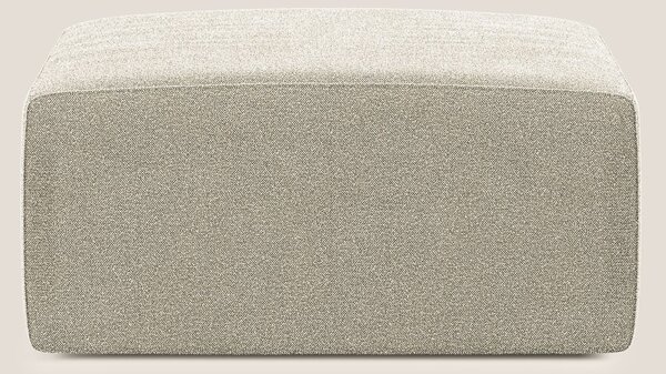 Nettuno modulo pouf in morbido tessuto bouclè T07 beige