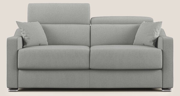 Amber divano letto matrimoniale in tessuto smacchiabile T05 grigio
