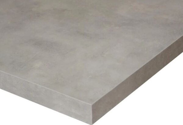 Top per lavabo SENSEA Remix L 60.4 x P 49 x H 3.8 cm grigio cemento laminato