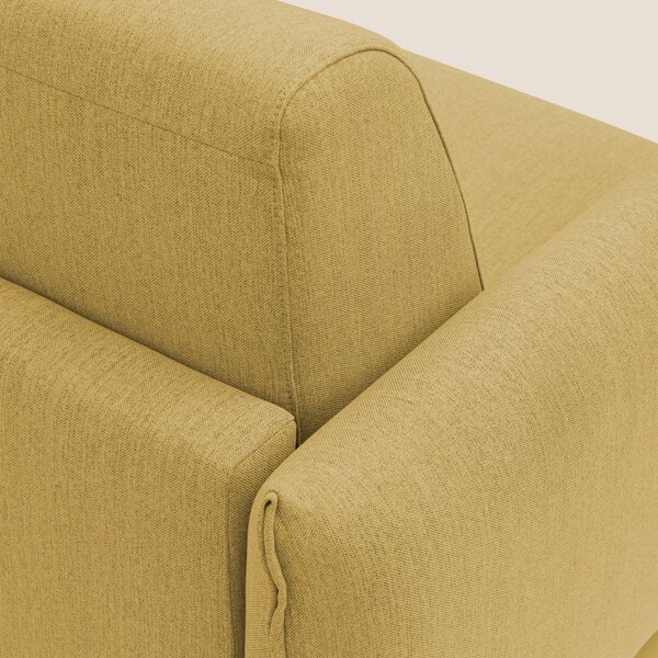 Scarlet divano letto in tessuto misto cotone impermeabile T19 giallo