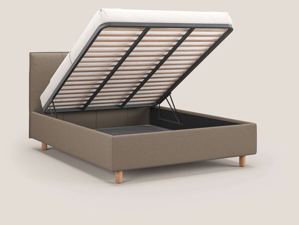 Lothar letto contenitore maxi dalle dimensioni contenute in tessuto im