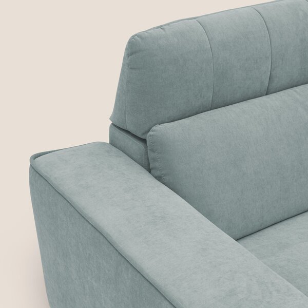 Clark Divano modulare con opzione relax elettrico in tessuto smacchiab