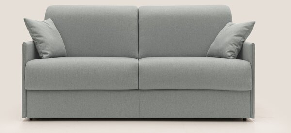 Evans Divano letto matrimoniale in tessuto impermeabile T13 grigio