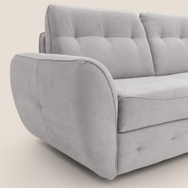 Zeus Divano letto scandinavo con schienale alto in tessuto impermeabil