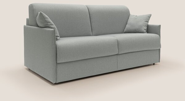 Evans Divano letto matrimoniale in tessuto impermeabile T13 grigio