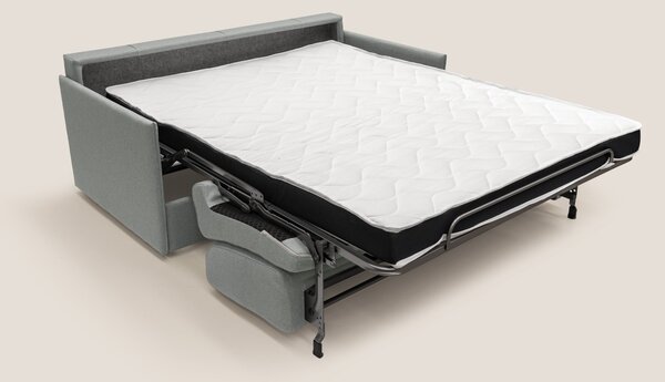 Evans Divano letto matrimoniale in tessuto impermeabile T13 grigio