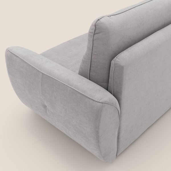 Zeus Divano letto scandinavo con schienale alto in tessuto impermeabil