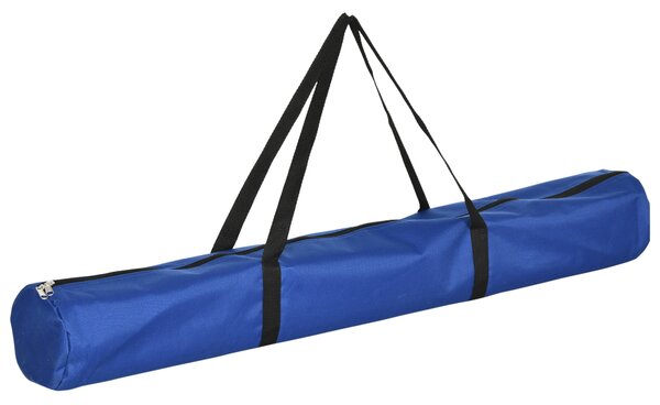 PawHut Set Agility per Cani 6 pezzi con 6 pali slalom, borsa da trasporto e accessori allenamento, 305x60x94 cm, Bianco e blu | Aosom Italy