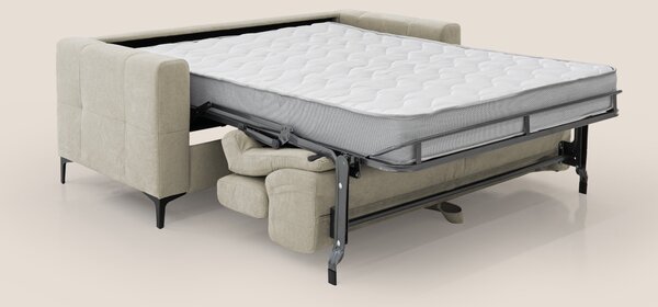 Gardenia divano letto materasso alto 18 cm con poggiatesta reclinabili