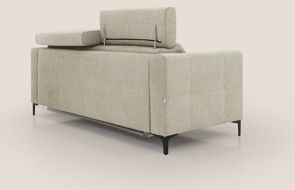 Gardenia divano letto materasso alto 18 cm con poggiatesta reclinabili