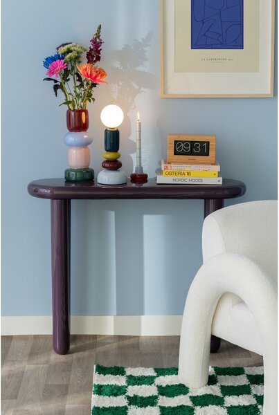 Lampada da tavolo in ceramica (altezza totale 34 cm) Burano – Leitmotiv