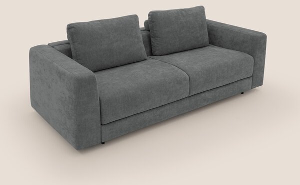 Freia Divano letto minimal materasso h15 cm con morbidi schienali in t