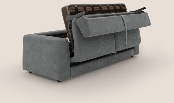 Freia Divano letto minimal materasso h15 cm con morbidi schienali in t