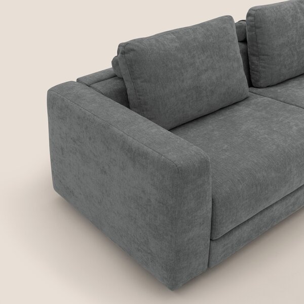 Freia Divano letto minimal materasso h15 cm con morbidi schienali in t